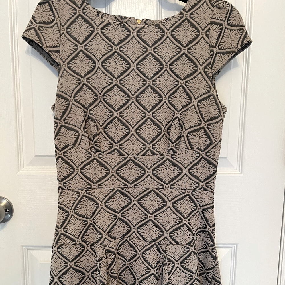 Patterned skater dress